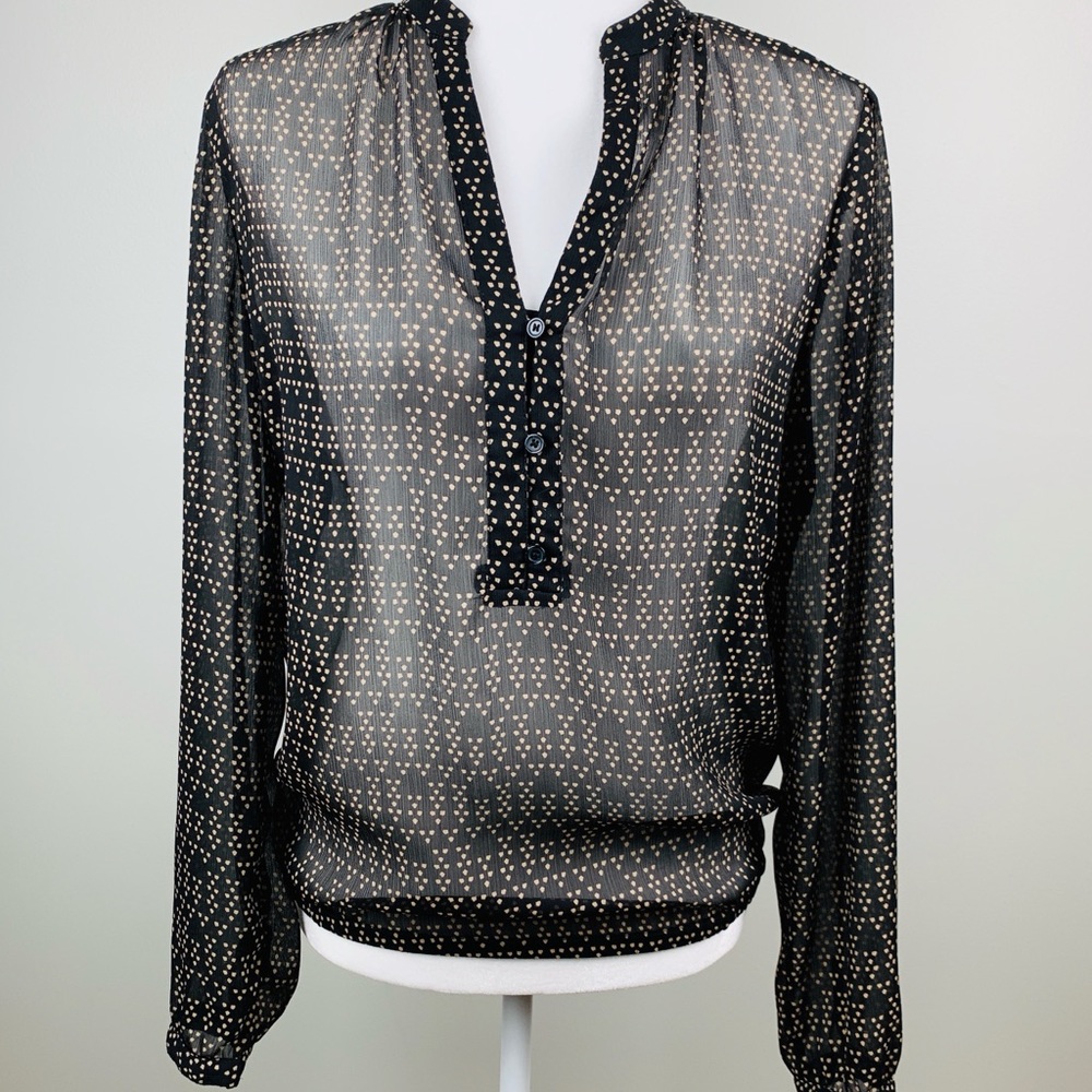 The Limited Brand Sheer Top, Sz M - Picture 5 of 5